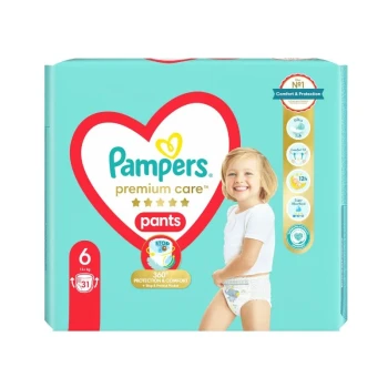 Снимка на памперс гащи Pampers Premium Care 6 31бр