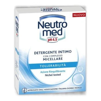 Снимка на душ гел интимен NEUTROMED Tollerabilita PH4.5 поносимост тестван против никел 200мл