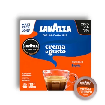 Снимка на кафе Lavazza Crema e Gusto Forte за a modo mio 36бр