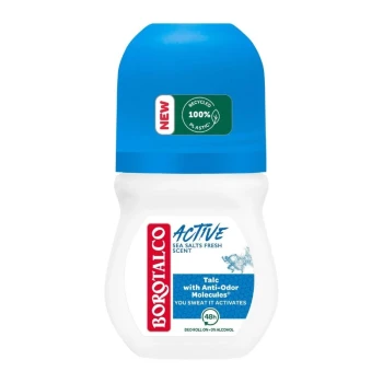 Снимка на рол-он дезодорант Borotalco Active sea salt 48h 50мл